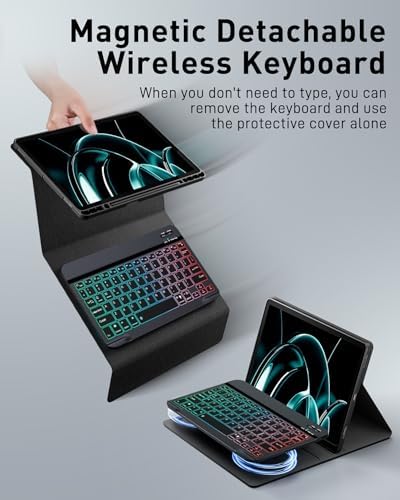 Case Keyboard for Samsung Galaxy Tab S10 FE Plus/S10 FE+ 13.1 inch 2025 - Image 4