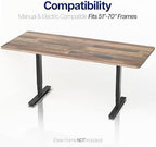 VIVO Reclaimed Wood 71 x 30 in Solid Table Top, DESK-TOP71P - Image 4