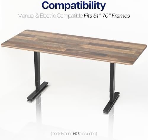 VIVO Reclaimed Wood 71 x 30 in Solid Table Top, DESK-TOP71P - Image 4