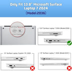 Case for Surface Laptop 8 2026/7 2024 13.8", Butterflies - Image 2