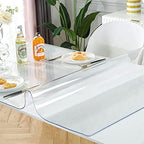 LovePads Clear Table Cover Protector 44 x 60 Inch, 1.5mm Thick Plastic Mat - Image 3