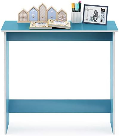 FURINNO Simplistic Study Table, Light Blue - Image 4