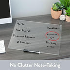 Desk Dry Erase Board with Erasable Marker, Angled Writing Tablet - Image 2