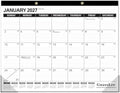 GuassLee Large Desk Calendar 2027-2028, 18 Months, 22"x17" by GuassLee