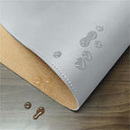 Large Cork and Leather Mouse pad/Desk mat for Office, Computer, and Gaming use; Stain-Resistant and wear-Resistant(H,100 * 50cm) - Image 3