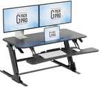 40 Inch Standing Desk Converter, Adjustable Height by G-PACKPRO