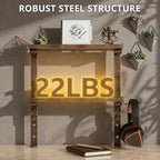 Expandable Clamp on Desk Shelf Organizer Storage with Headphone Holder - Image 6