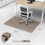 Blvornl Office Chair Mat for Hardwood Floor, Computer Chair Mat, 45"x 53" - Image 2