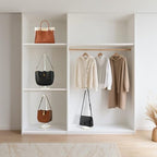 Acrylic Purse Stands for Display, 3 Pack 14" to 24" Adjustable Height Clear Purse Holder Stand, Counter Bags Hanging Organizer Handbag Rack for Closet Retail Vendor Commercial Store - Image 6