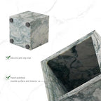 Real Luxurious Natural Marble Toothbrush Holder & Makeup Brush Organizer - Image 5