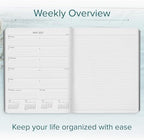 Harbor Weekly Journal Notebook Planner 2027 Leida Navy - Image 2