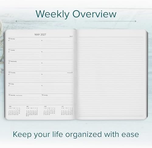 Harbor Weekly Journal Notebook Planner 2027 Cambridge Reef Blue - Image 2