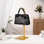 3-Pack Adjustable Tabletop Purse & Banner Display Stands, Gold - Image 6