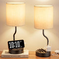 Fenmzee 18" Bedside Lamps for Bedroom Set of 2 - Table Lamp for Nightstand by Fenmzeelighting