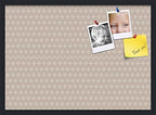 PinPix 28x20 inch Cork Bulletin Board. This Decorative Framed Pin Board Comes with Diamond Pattern in Light Pink and Cream Design and Satin Black. Ideal for Home, Office Decor or School (PinPix-294) by PinPixBulletinBoards