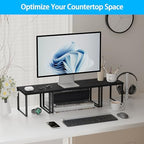 Golener Countertop Shelf, Kitchen Counter Organizer, Adjustable, Stackable - Image 6