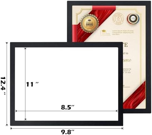 Magnetic Sign Holder,8.5×11 Magnetic Paper Holder,6-Pack,Black - Image 5