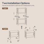 HOOBRO Desk Shelf, 4 Tier Stackable Desktop Bookshelf, Small Bookcase - Image 5