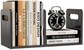 100% Solid Wood Adjustable Desktop Bookshelf with Movable Divider, Retro Tabletop Bookshelf with Convenient Handle Design for Living Room, Home, Office, Perfect for Magazine Book (Black) by Soultopxin