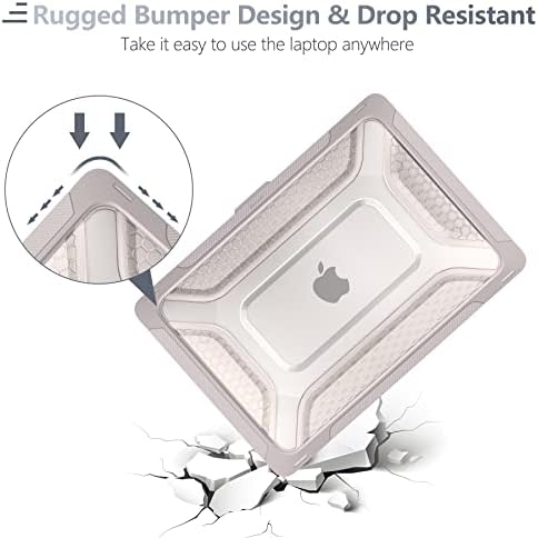 Batianda HexArmor Case for MacBook Air 13 Inch 2018-2020,Rock Grey - Image 6