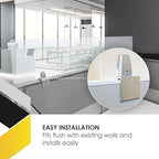 OBEX Acrylic Mounted Small Brackets Quality Desk Privacy Panel & Divider for Your Office Cubicle-Increase Separation & Improve Productivity, 18" x 24", Clear - Image 5