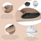 MOSISO Wrist Rest Support for Mouse Pad&Keyboard Set, Mocha - Image 2