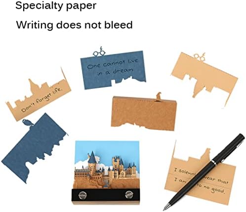 Magic Castle Memo Pad Paper Art Note 3D Sticky Notes Paper Office Cubes Notepad DIY Creative Gift with 90 Different Pages - Image 5