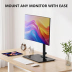 WALI Free Standing Vesa Monitor Stand for 13-32 inch Screens, up to 22 lbs - Image 4