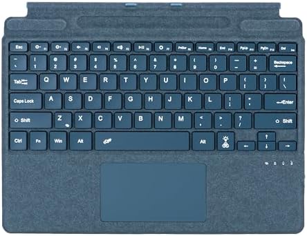 mobee Keyboard for Microsoft Surface Pro Copilot+ (11th Edition) / Pro 11/10 / 9/8 / X, 13 inch, Detachable Type Cover with Touchpad, Pen Holder (Sapphire) by mobee