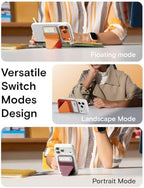 MOFT Magnetic Wallet Stand with Apple Find My, Compatible with iPhone 17/16/15/14/13/12 Series, Angle Adjustment & Magsafe Compatible MOVAS Phone Stand, Misty Cove - Image 7