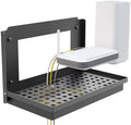 VICSKY 14-inch Router and Modem Shelf with Cable Management Box Wall Mount by VICSKY
