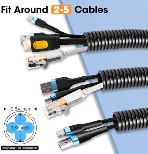 60 FT Wire Loom 3/4 Inch, Split Wire Loom Tubing Wire Conduit, Wire Protector Tubing – Black - Image 2