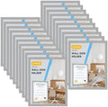 20 Pack Magnetic Sign Holder 8 x 11.5 inches with Magnetic Border by FACULX