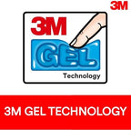 3M Precise Mouse Pad with Gel Wrist Rest,Soothing Gel Technology and Satin Smooth Cover for All Day Comfort,Optical Mouse Performance and Battery Saving Design (MW85B),Extended,Black (Pack of 6) - Image 6