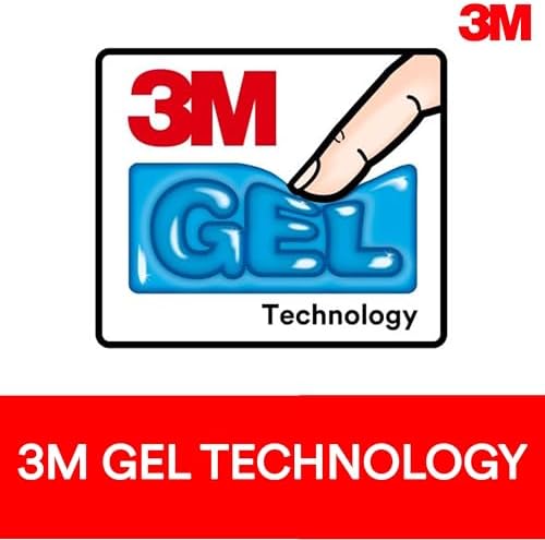 3M Precise Mouse Pad with Gel Wrist Rest,Soothing Gel Technology and Satin Smooth Cover for All Day Comfort,Optical Mouse Performance and Battery Saving Design (MW85B),Extended,Black (Pack of 6) - Image 6