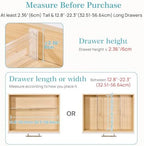 Vtopmart 2.36" Short Upgrade Drawer Dividers 12.8"-22.3" Expandable 12 Pack - Image 2