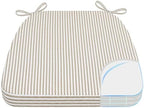AAAAAcessories Chair Cushions for Dining Chairs, 17 x 16 x 2 in, Set of 1 by AAAAAcessories