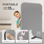 DECOLAB Standing Room Dividers, Portable Panel Wall 29x65 inch, Steel - Image 4