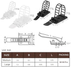 50Pcs Adhesive Cable Management Clips with 50Pcs Zip Ties, Adjustable Nylon Cable Strap Ties Wire Clips Clamps Organizer, Extra Screw & Hole - 3.35 Inch White - Image 7