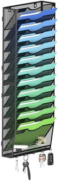 Kuntine.B Wall File Organizer Office Hanging Magazine Holder Wall File Organizer for Office Home by KuntineB