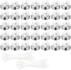 Magnetic Cable Zip Tie Mounts Kit, 50 Pcs Holders with 200 Pcs Cable Ties, Heavy-Duty Magnetic Wire Management for Desk, Office, Home, Automotive, Marine, Multipurpose Cable Clips Organizers, Silver by Tideme
