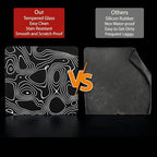 Glass Mousepad, 13x16 inch Black Tempered Glass Gaming Mouse Pad - Image 5
