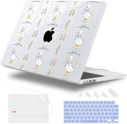 Case for 2026/2025/2024/2023 MacBook Air 15-inch Laptop Release M5 A3448 /M4 A3241 /M3 A3114 /M2 A2941, Stylish Protective Hard Shell Cover for MacBook Air 15.3 inch, Preppy Stripe Goose by WelcomeViseNewitems