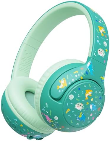 iClever BTH27 Toddler Headphones for 2+ Year Old Baby Kids Travel Study by iClever