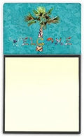 Welcome Palm Tree On Teal Sticky Note Holder by Unknown