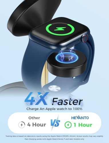 MagSafe Charger 3 in 1 Charging Station for iPhone Apple Watch AirPods - Image 3
