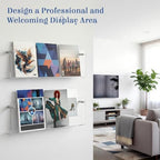 6 Pack Clear Acrylic Magazine Holder Wall, Brochure, 17 Inch - Image 5