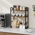 YINMIT Desk Shelf Organizer for Top of Desk with 3-Tier Open Shelves - Image 2