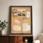 Cork Board Bulletin Board, 30"x20" Corkboard for Wall - Image 2