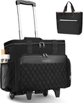 Ytonet X-Large Rolling Teacher Bag with Tote Bag, Rolling Cart for Teacher by YTONET